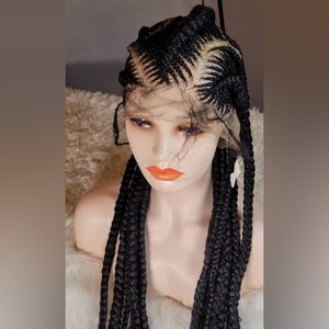 Black Braided Wig